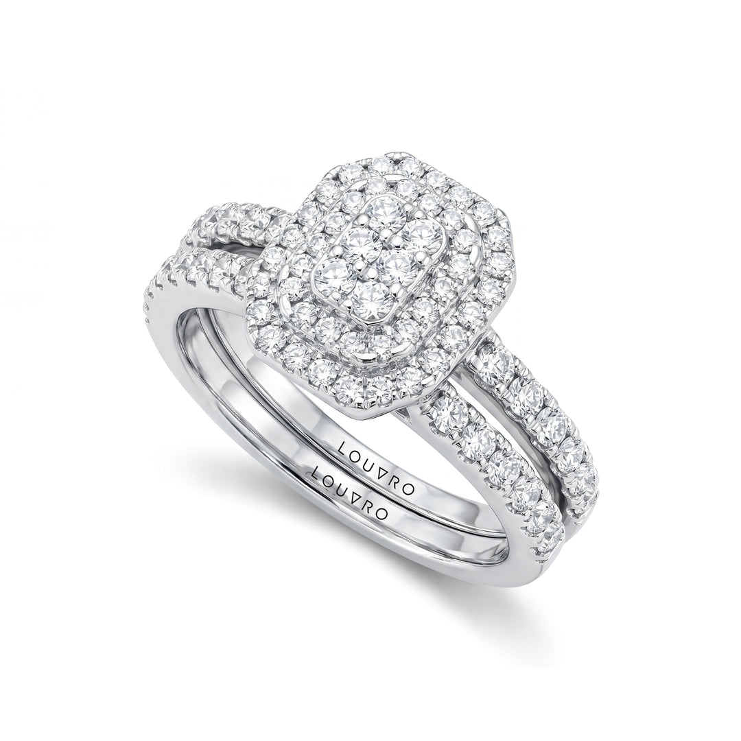 NOOR² RING | MOISSANITE DIAMOND