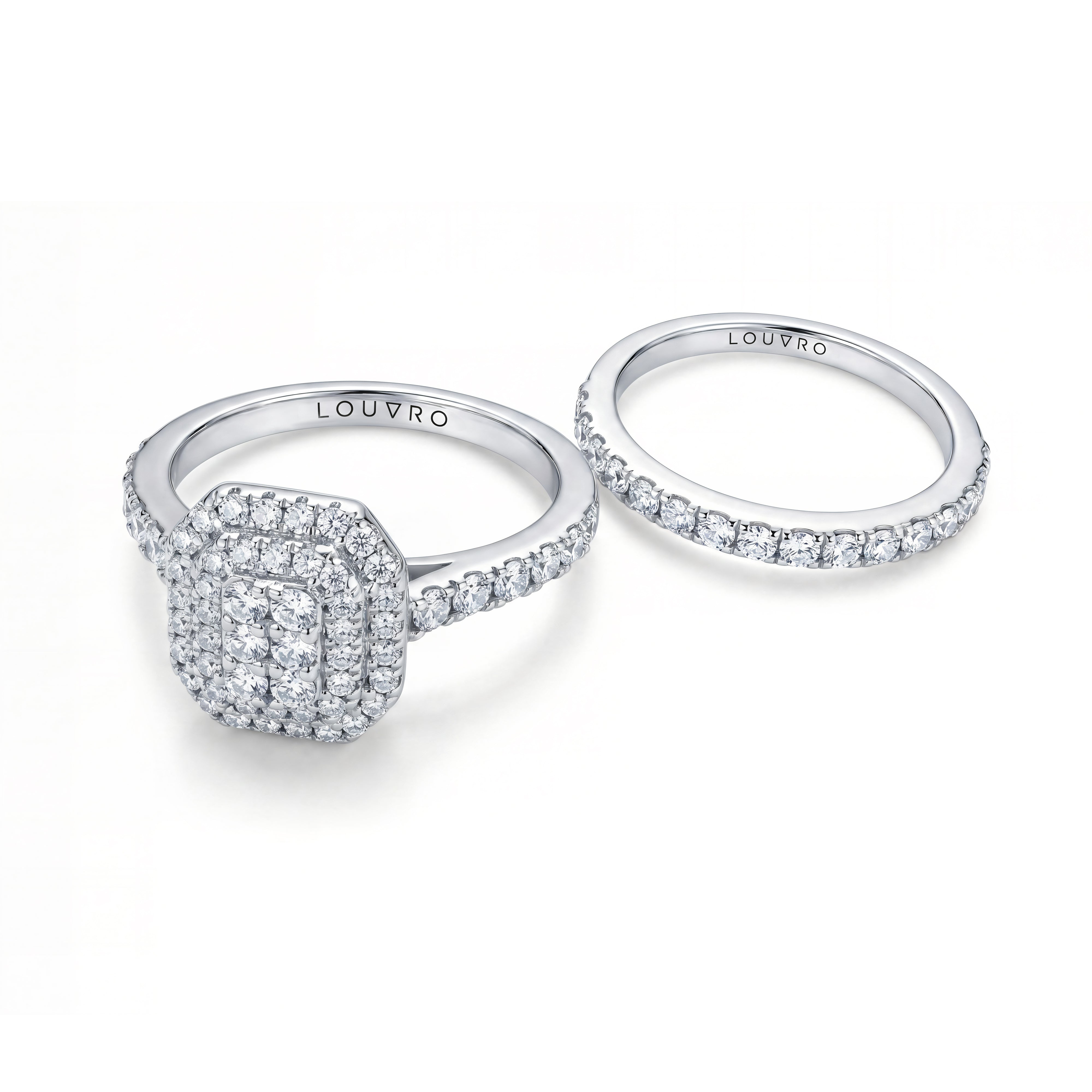 NOOR² RING | MOISSANITE DIAMOND