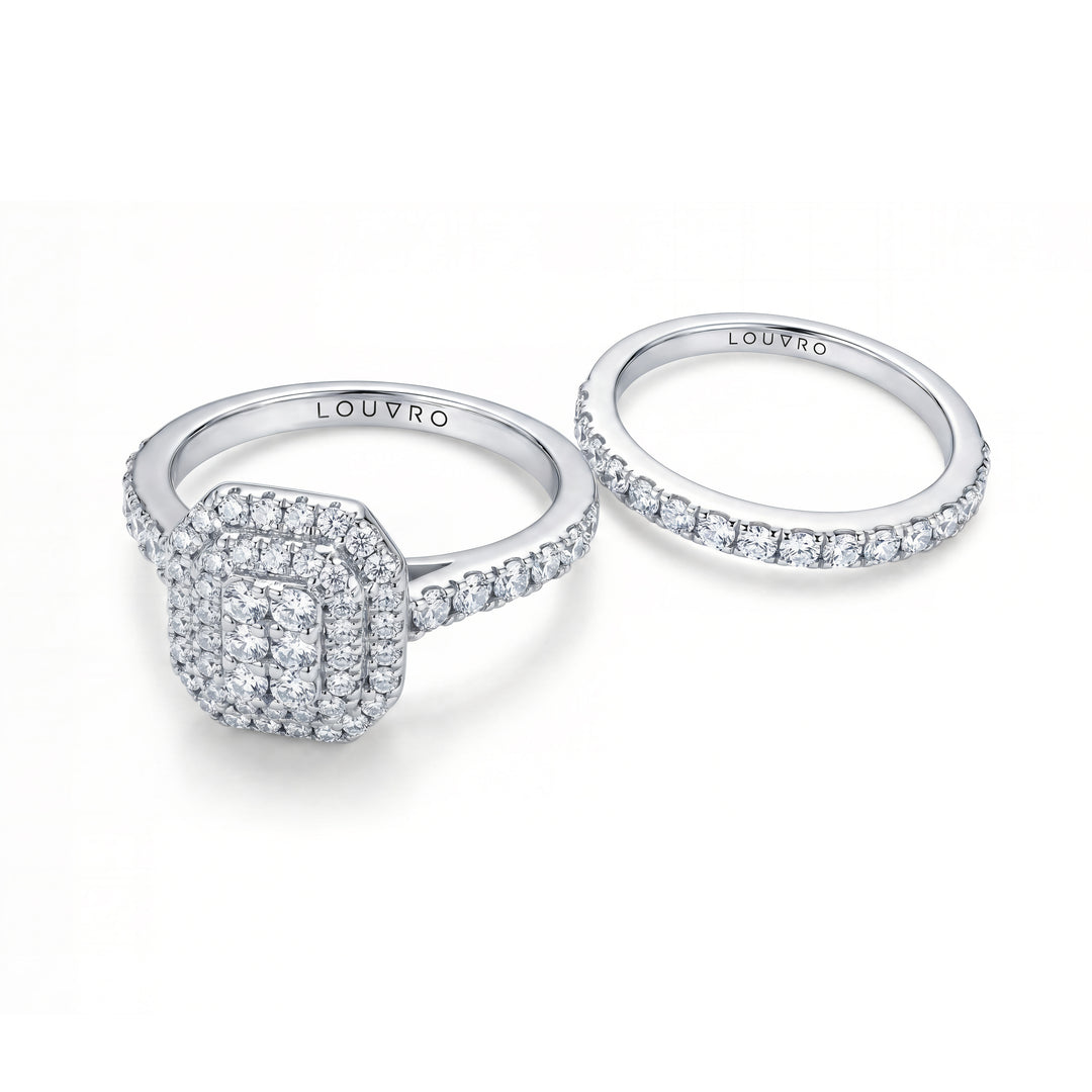 NOOR² RING | MOISSANITE DIAMOND