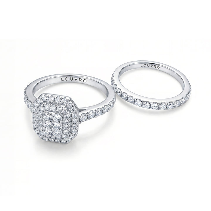 NOOR² RING | MOISSANITE DIAMOND