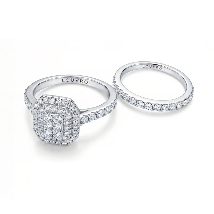 NOOR² RING | MOISSANITE DIAMOND