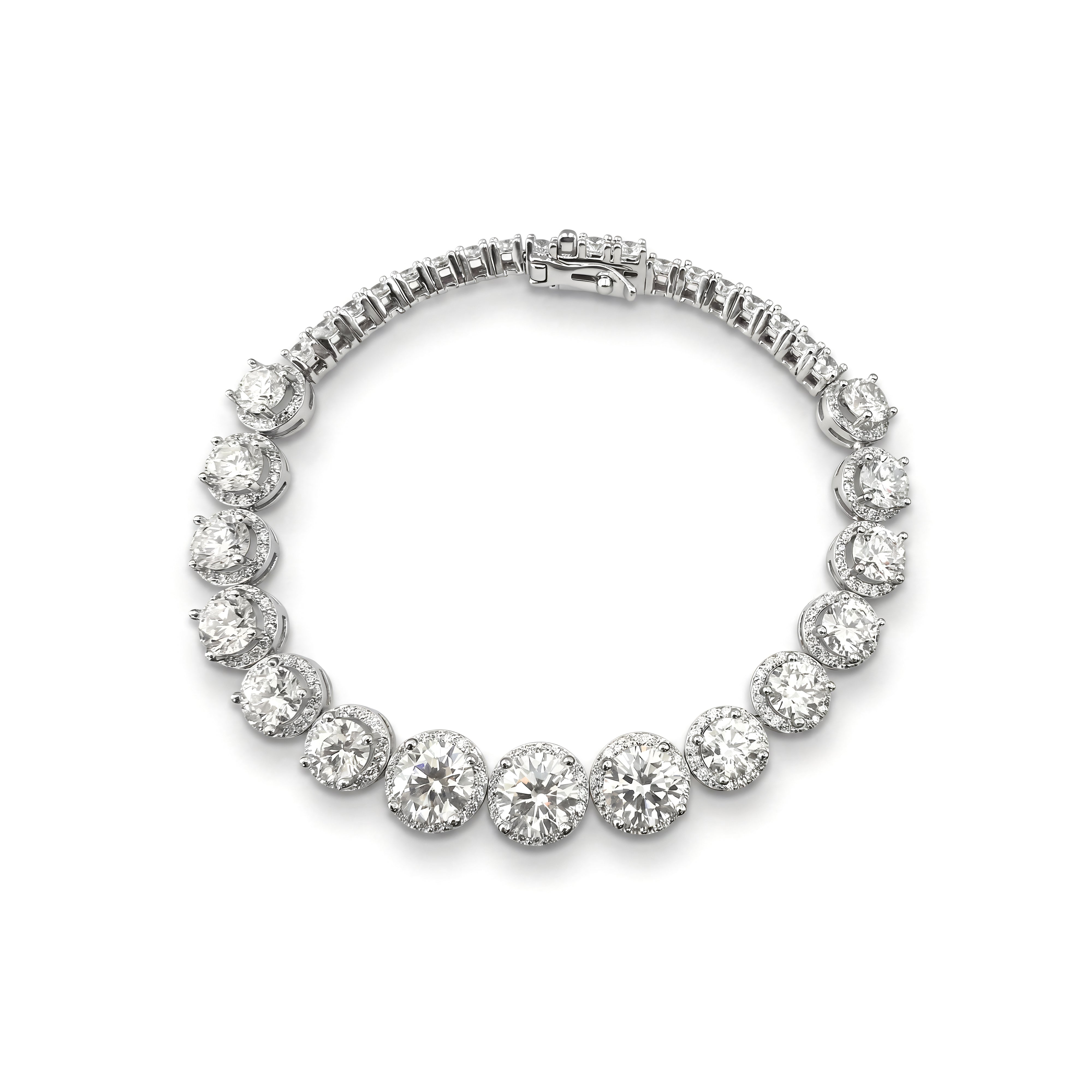 NOOR HALO BRACELET | MOISSANITE DIAMOND