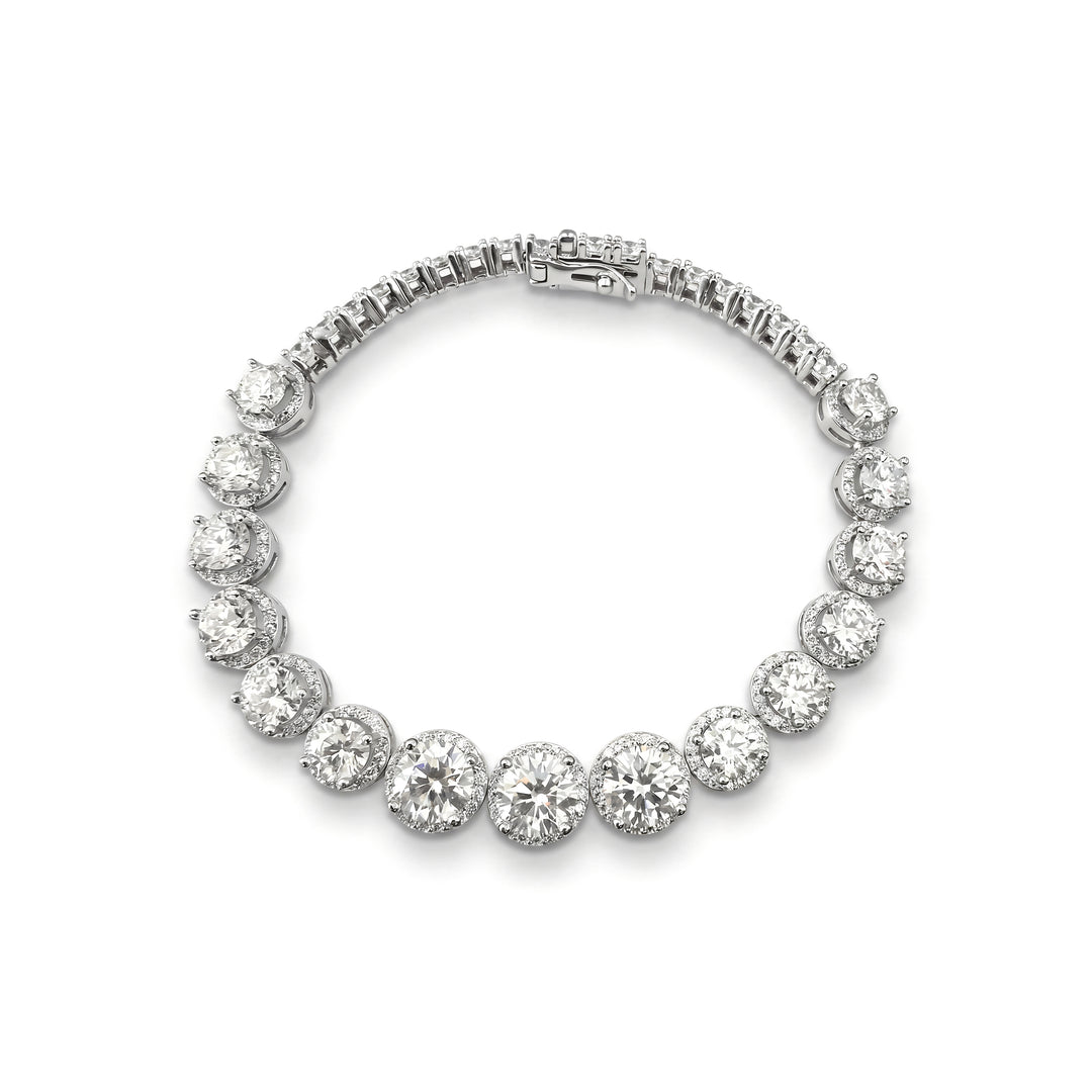 NOOR HALO BRACELET | MOISSANITE DIAMOND