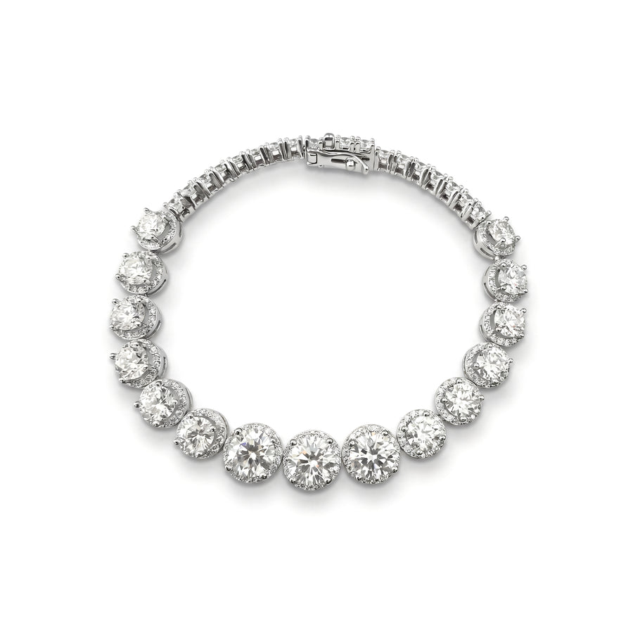 NOOR HALO BRACELET | MOISSANITE DIAMOND