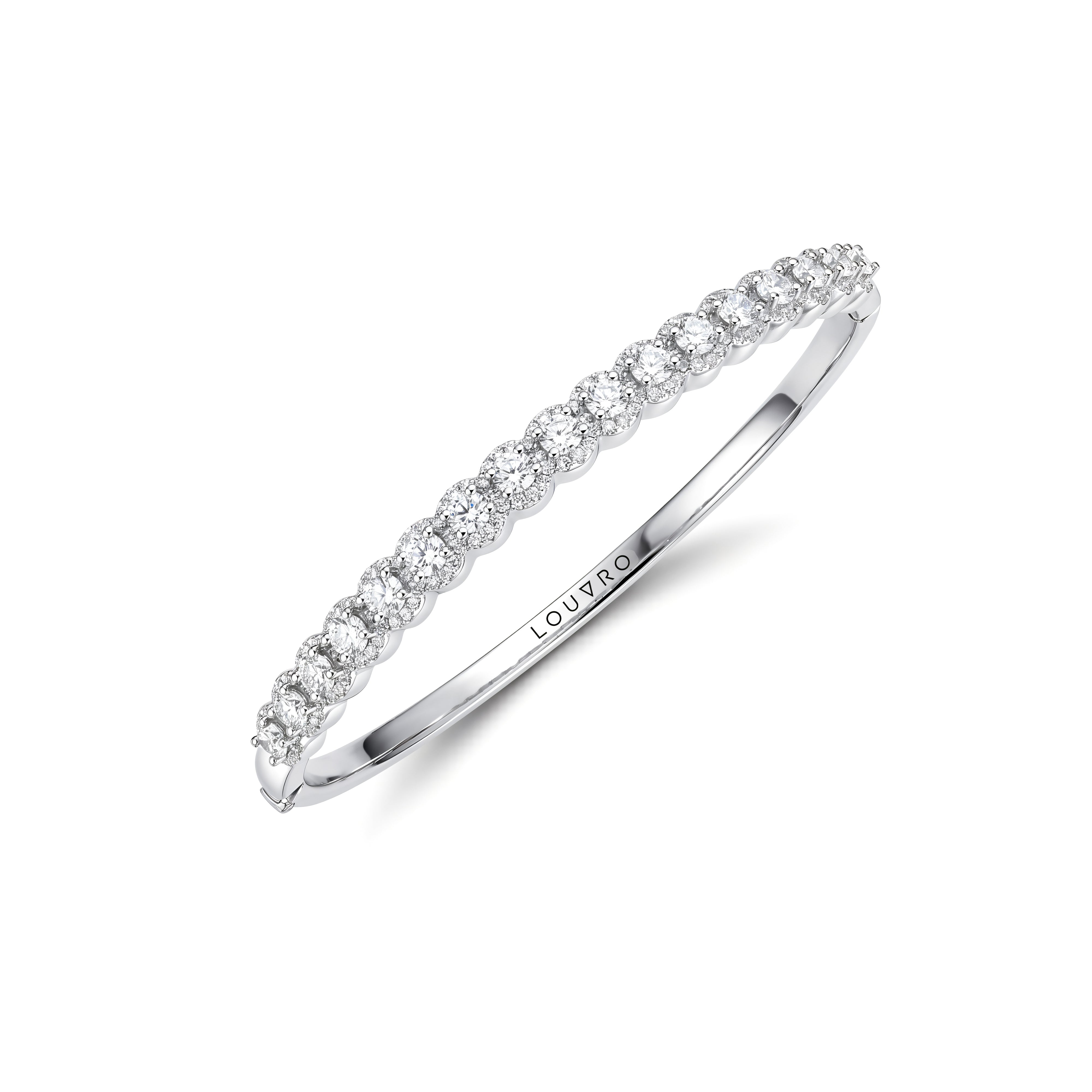 AURA TENNIS BANGLE | MOISSANITE DIAMOND