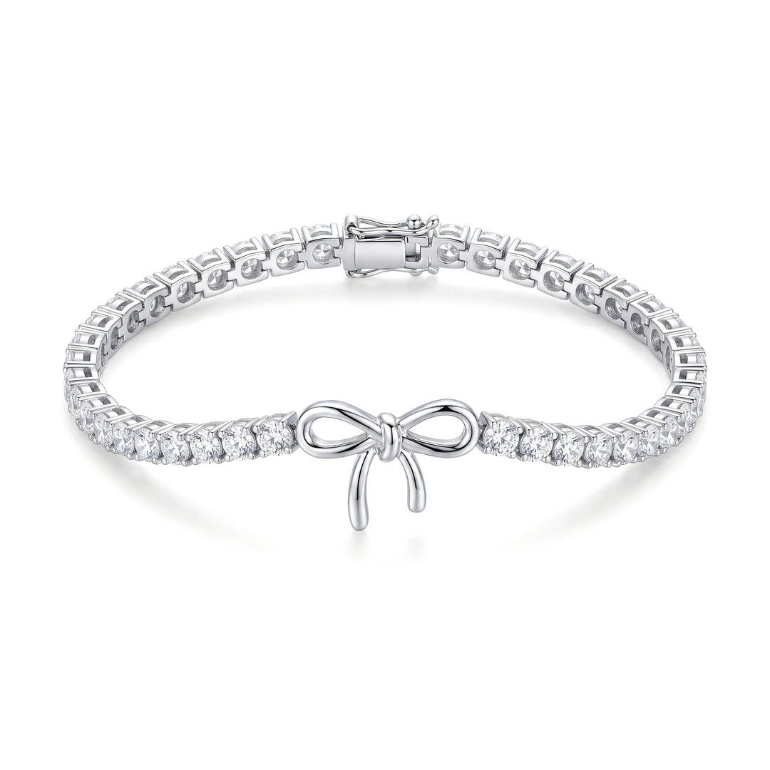 GIRLY TENNIS BRACELET | MOISSANITE DIAMOND