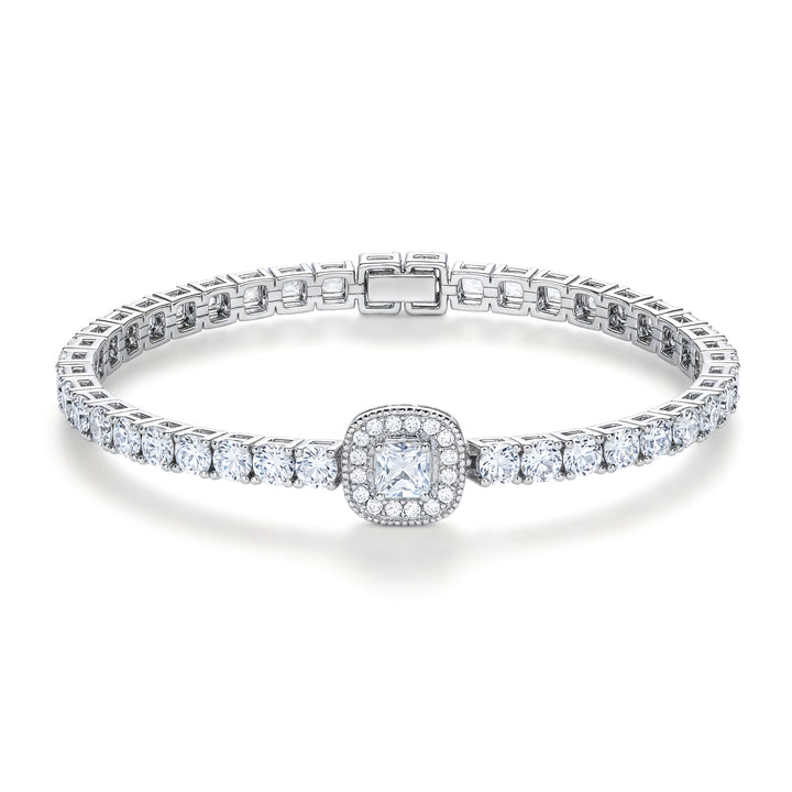 PRINCESS TENNIS BRACELET | MOISSANITE DIAMOND