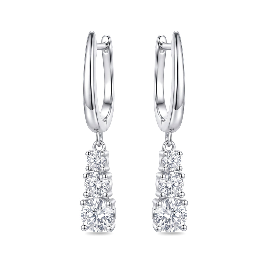 EARRINGS | 3.00 CARAT MOISSANITE DIAMOND