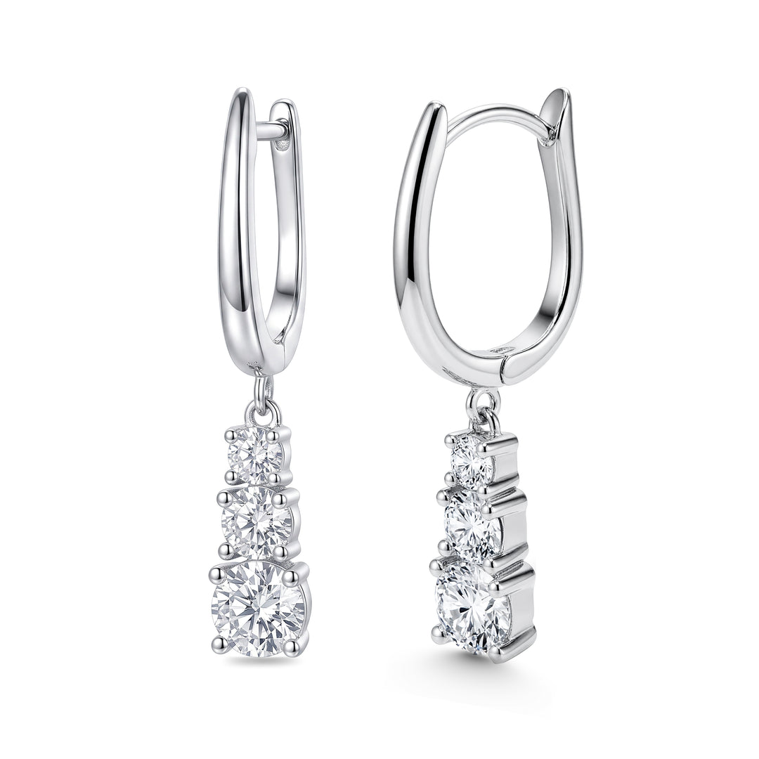 EARRINGS | 3.00 CARAT MOISSANITE DIAMOND