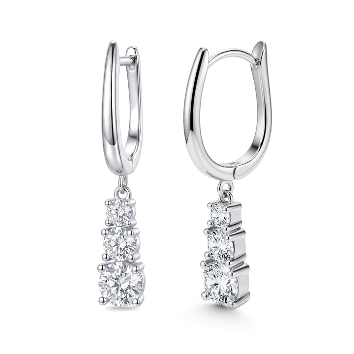 EARRINGS | 3.00 CARAT MOISSANITE DIAMOND