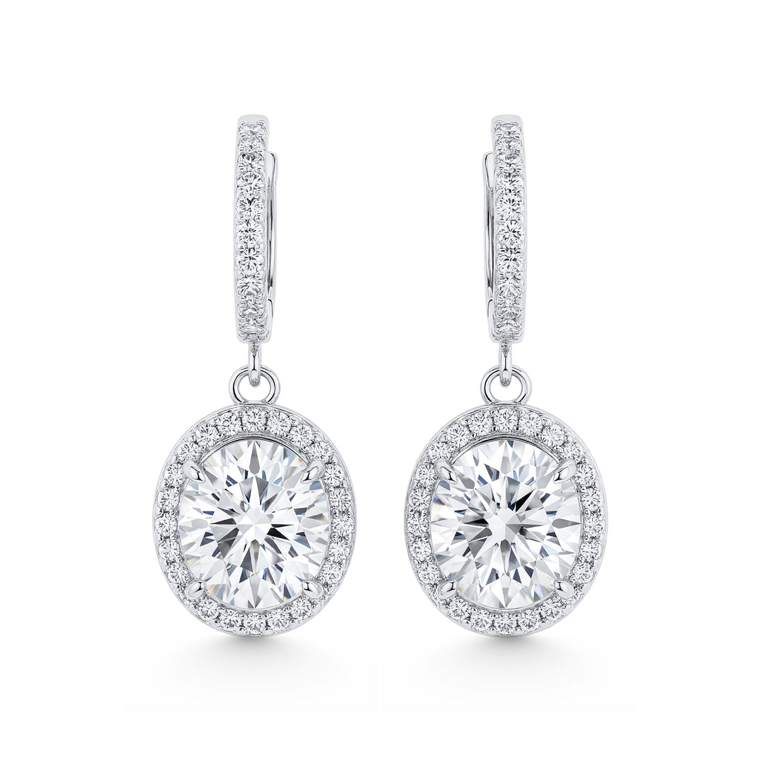 EARRINGS | 4.10 CARAT MOISSANITE DIAMOND