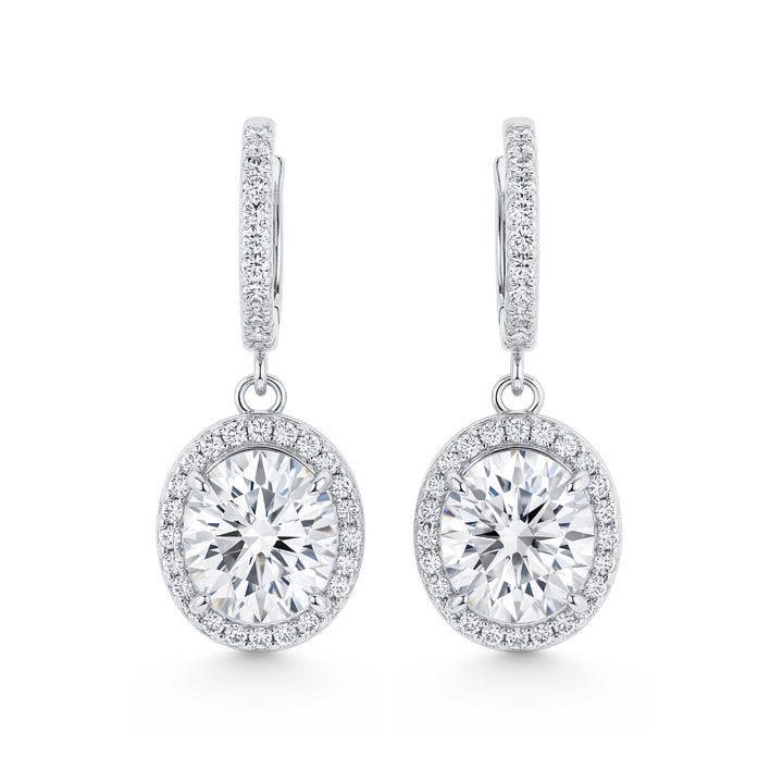 EARRINGS | 4.10 CARAT MOISSANITE DIAMOND
