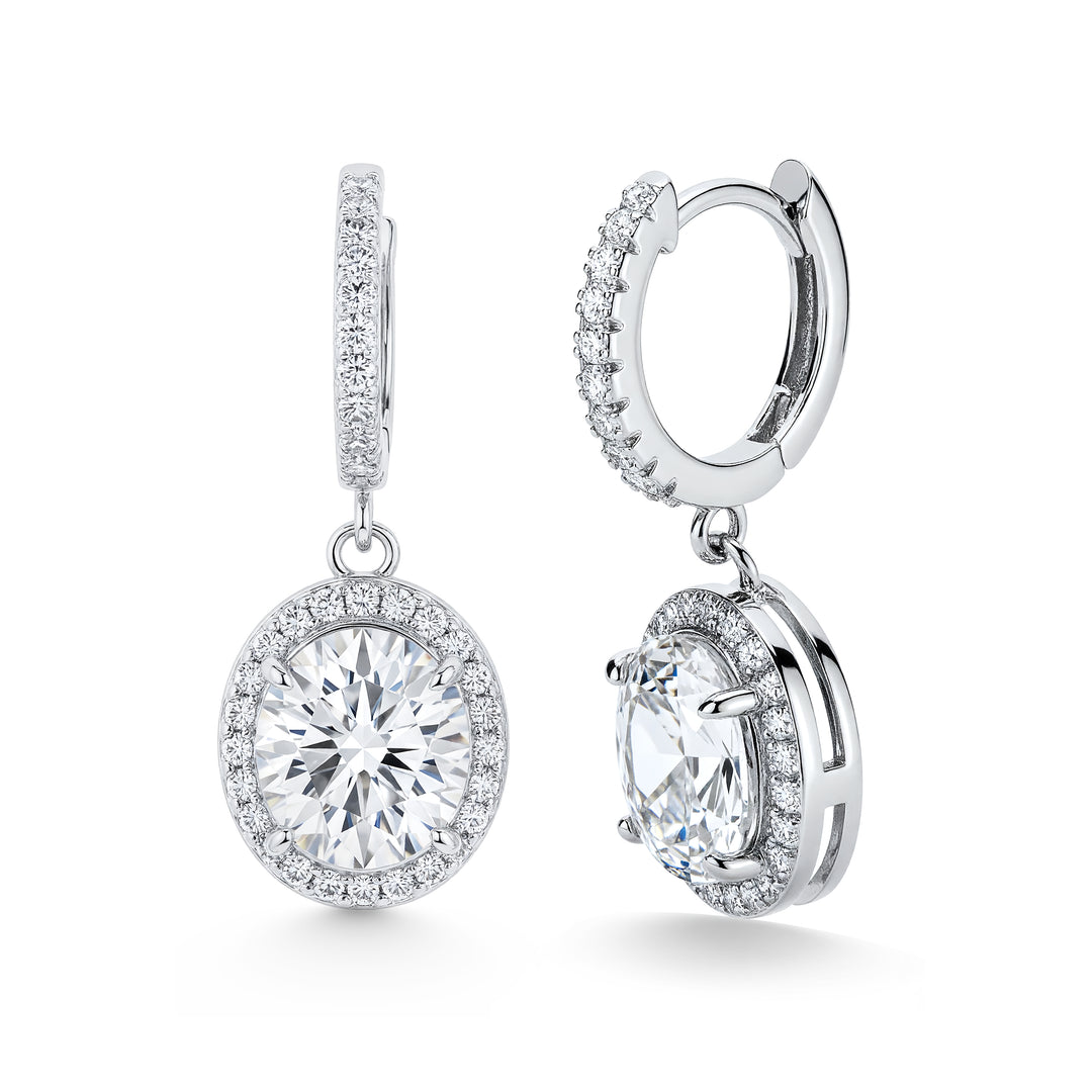 EARRINGS | 4.10 CARAT MOISSANITE DIAMOND