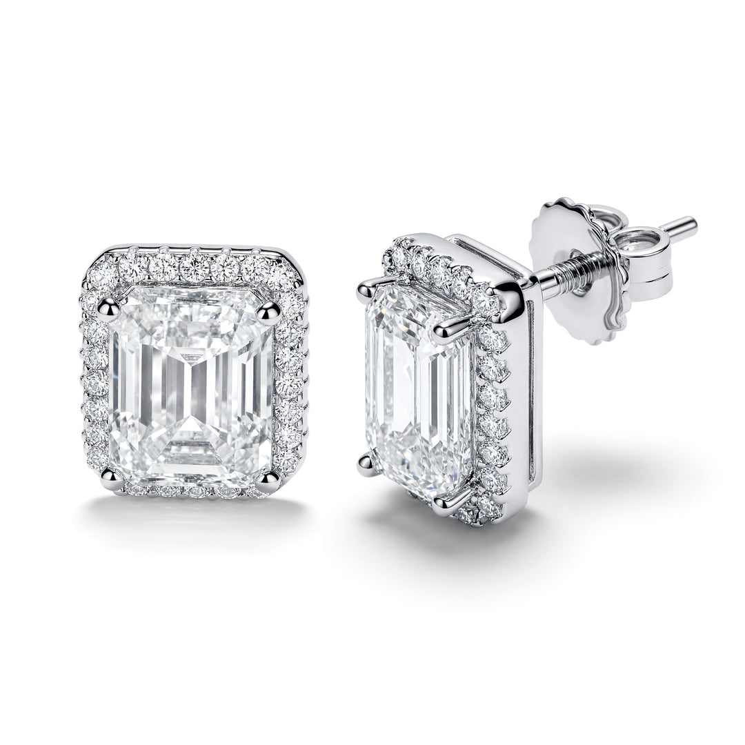 EARRINGS | 4.10 CARAT MOISSANITE DIAMOND