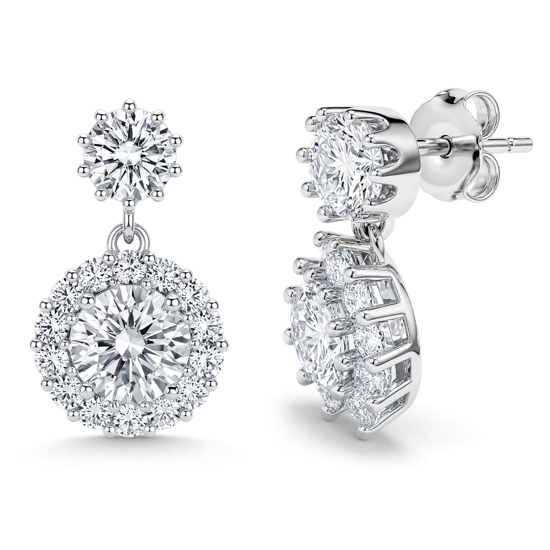 EARRINGS | 2.50 CARAT MOISSANITE DIAMOND