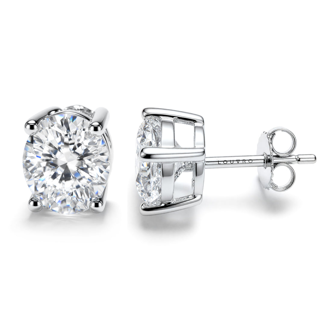 EARRINGS | 4.00 CARAT MOISSANITE DIAMOND