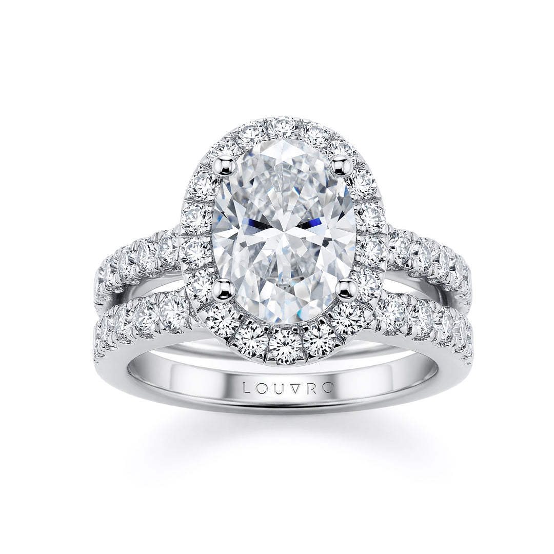 DIAMONDS TWINS RING | MOISSANITE 3.00 Carat