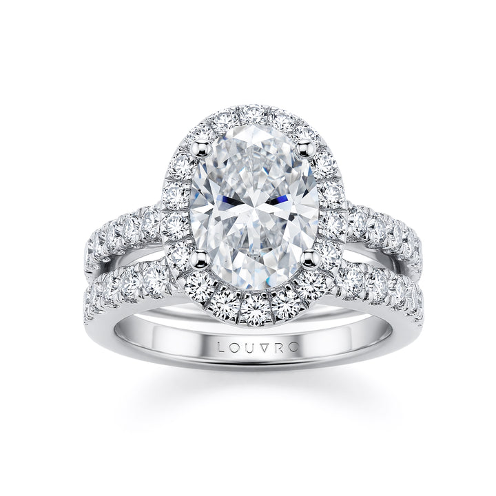 DIAMONDS TWINS RING | MOISSANITE 3.00 Carat