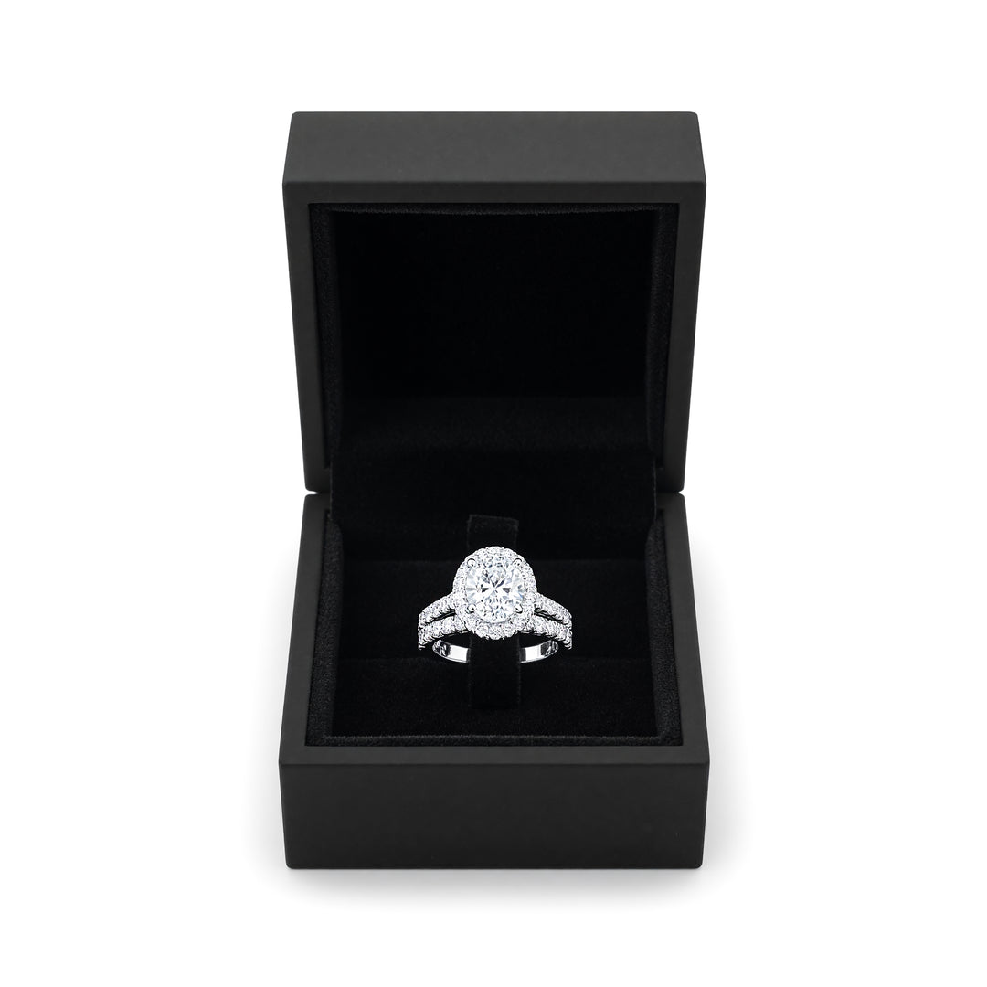 DIAMONDS TWINS RING | MOISSANITE 3.00 Carat