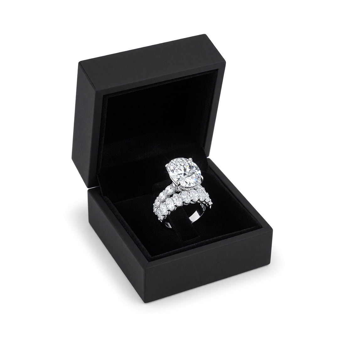 DIAMONDS TWINS RING | MOISSANITE 15.42 Carat