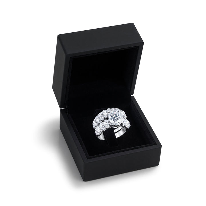 DIAMONDS TWINS RING | MOISSANITE