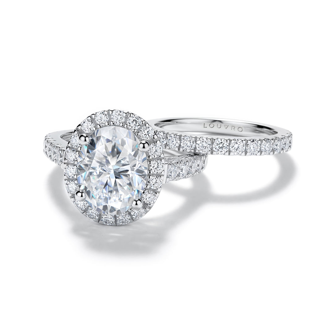 DIAMONDS TWINS RING | MOISSANITE 3.00 Carat