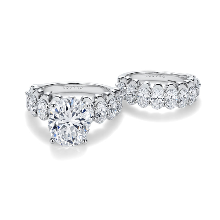 DIAMONDS TWINS RING | MOISSANITE