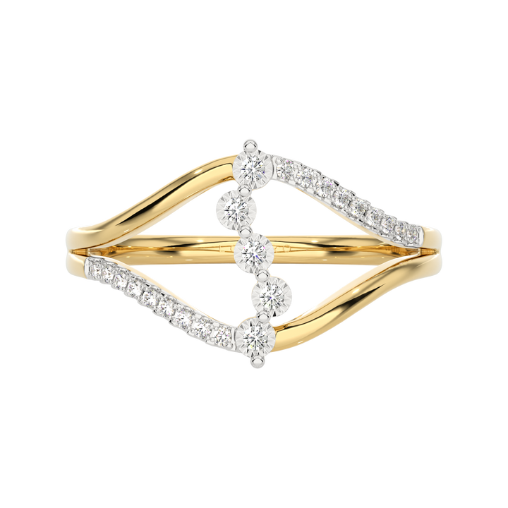 Aerline Diamond Ring