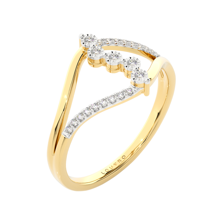 Aerline Diamond Ring