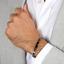 MASERATI 18KT GOLD & CERAMIC BRACELET