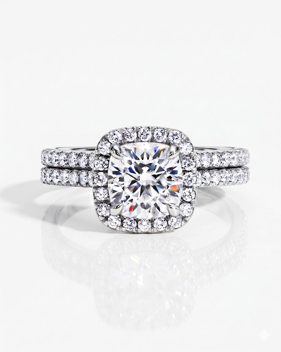 NOOR AL-TAJ RING | MOISSANITE DIAMOND