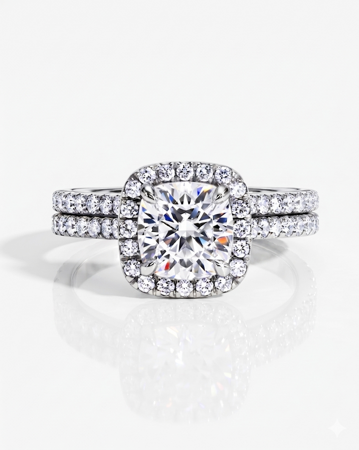 NOOR AL-TAJ RING | MOISSANITE DIAMOND