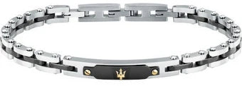 MASERATI 18KT GOLD & CERAMIC BRACELET