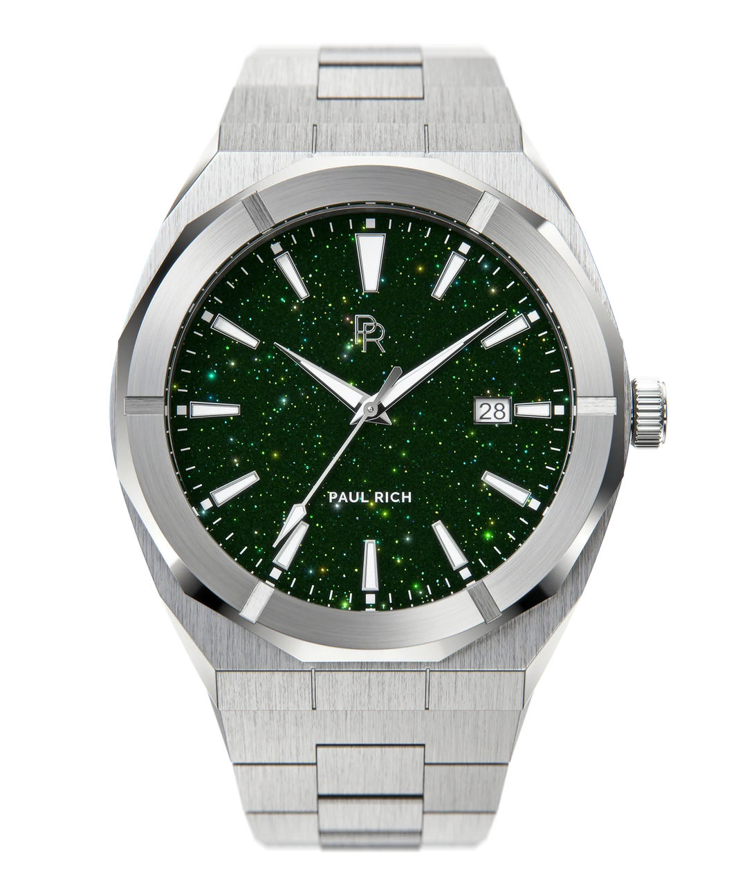 PAUL RICH WATCH STAR DUST SILVER GREEN