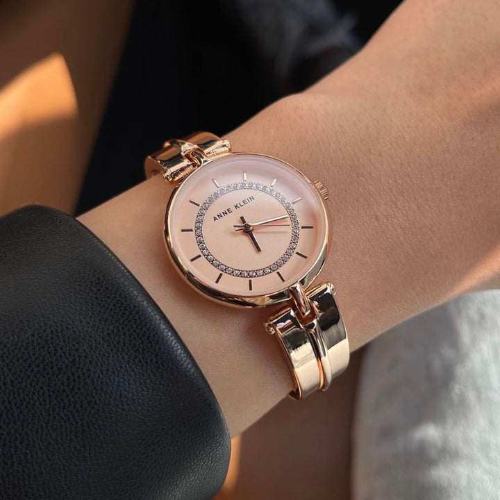 ANNE KLEIN WATCH-BLACK